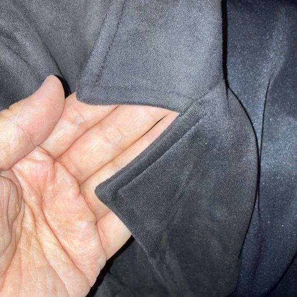 SHEIN - Faux Suede Black Jacket, Medium,NWOT - Picture 5 of 11